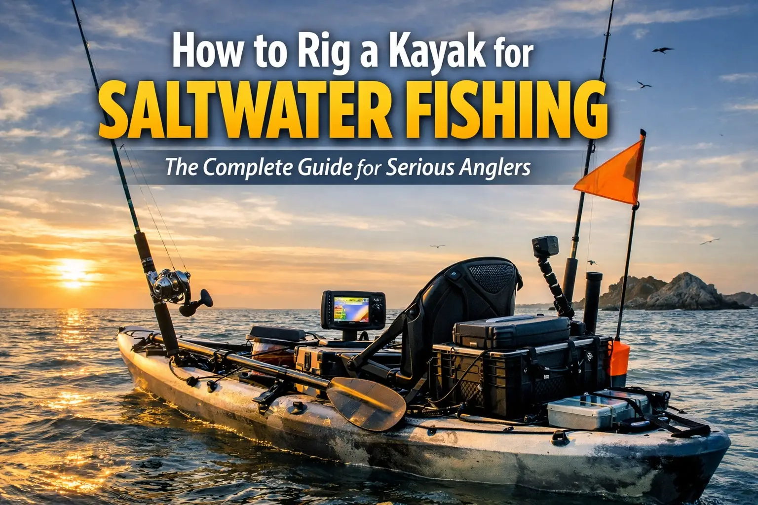 how to rig a kayak for saltwater fishing