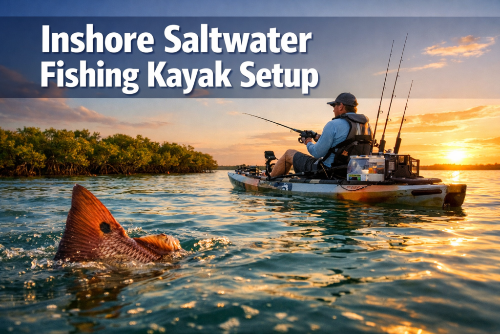 inshore Saltwater fishing kayak setup