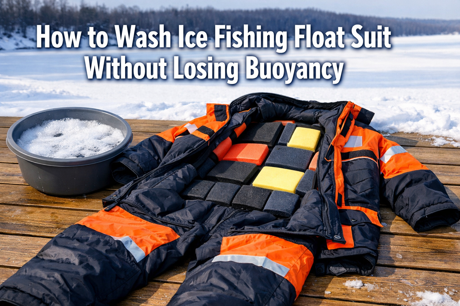 How to wash ice fishing float suit without losing buoyancy