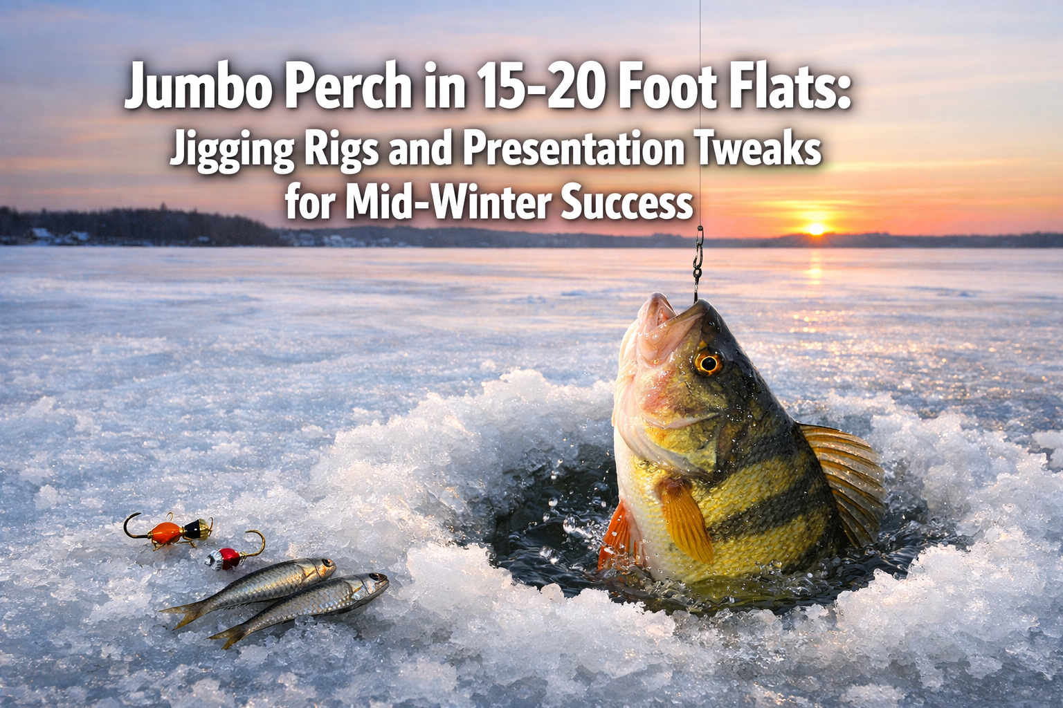 Jumbo Perch in 15-20 Foot Flats: Jigging Rigs and Presentation Tweaks for Mid-Winter Success