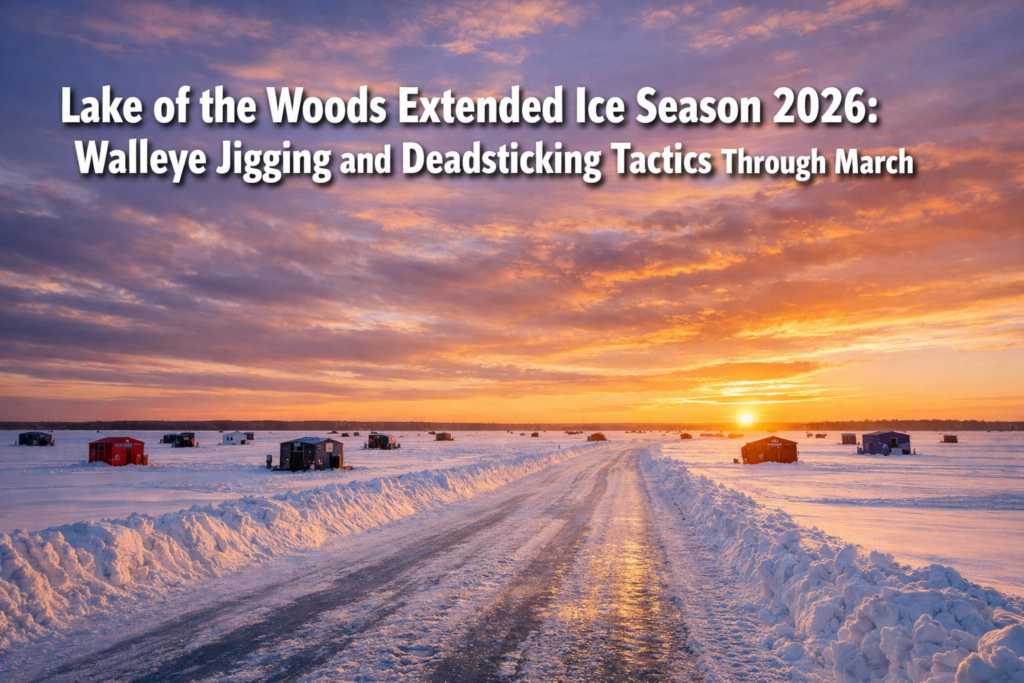 Lake of the Woods Extended Ice Season 2026: Walleye Jigging and Deadsticking Tactics Through March