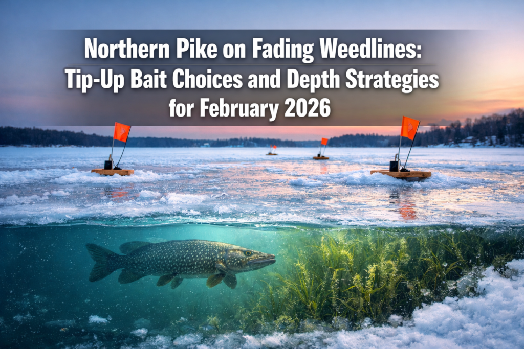 Northern Pike on Fading Weedlines: Tip-Up Bait Choices and Depth Strategies for February 2026