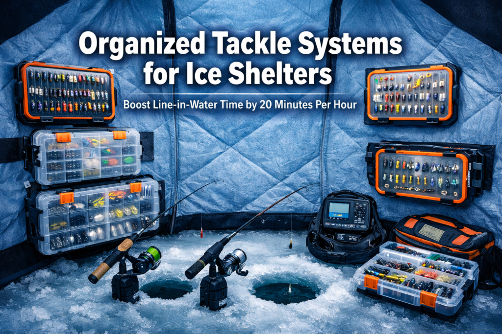 Organized Tackle Systems for Ice Shelters: Boost Line-in-Water Time by 20 Minutes Per Hour