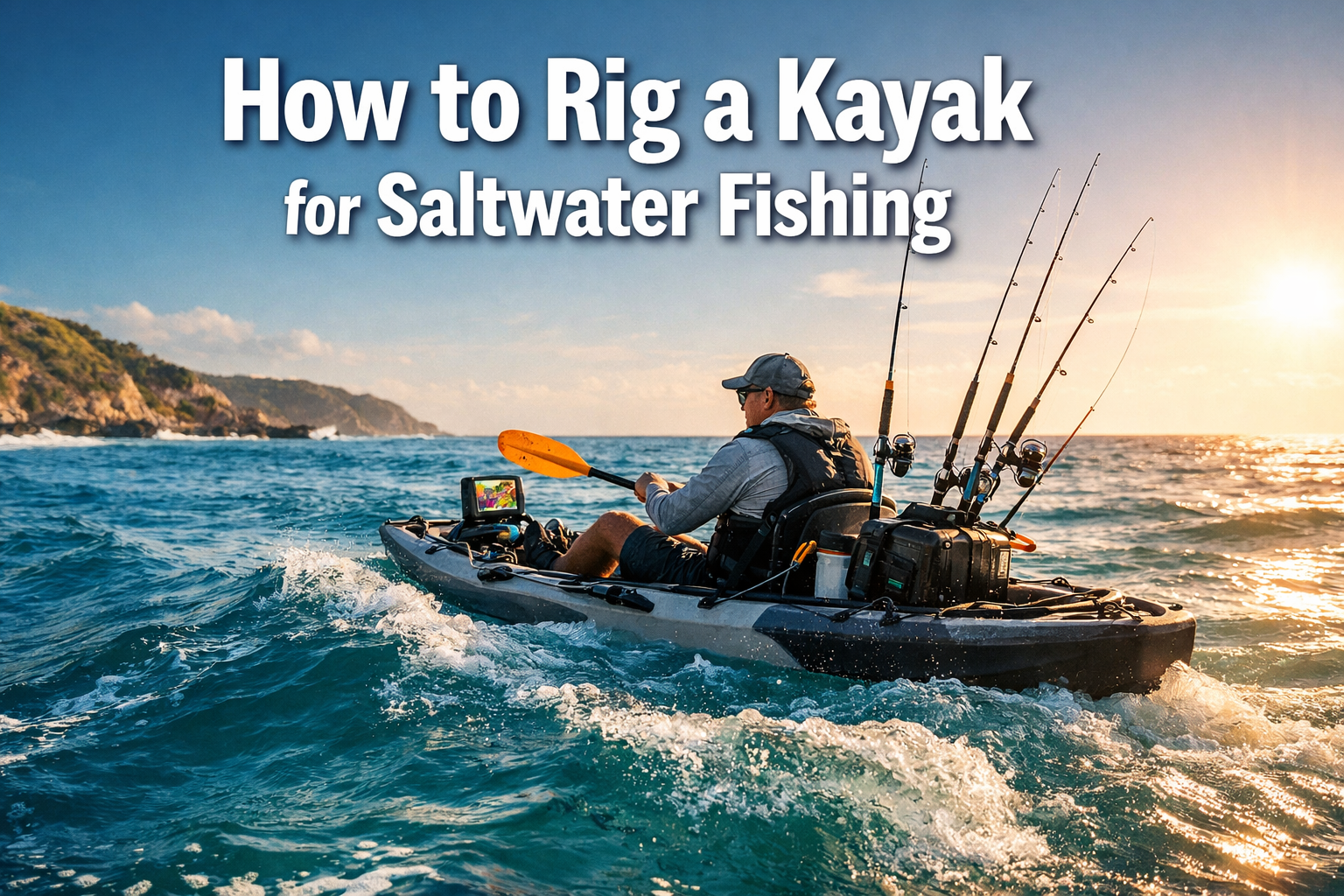 how to rig a kayak for saltwater fishing