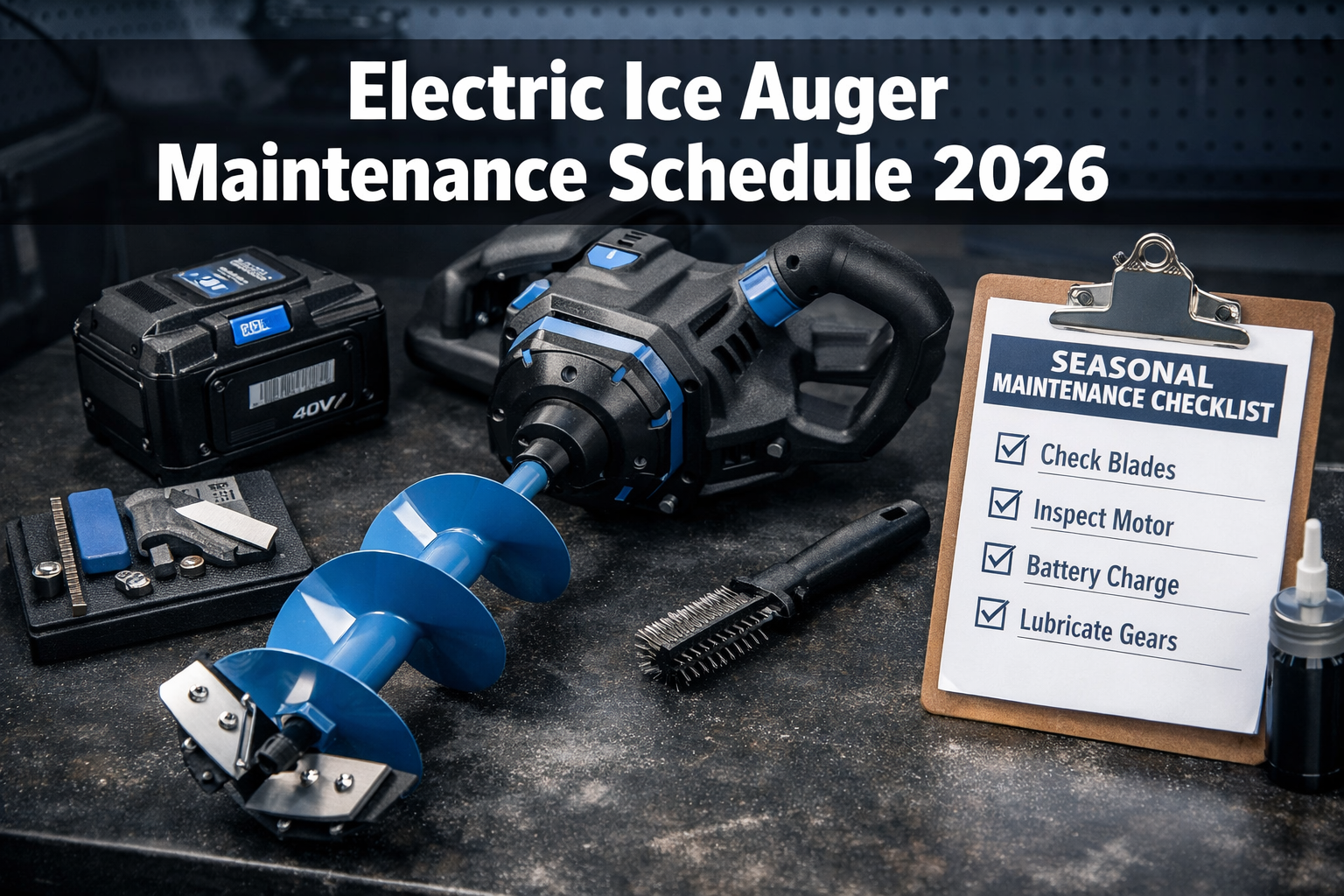 8-Inch Electric Ice Auger Maintenance Schedule: Pre-Season, In-Season, and Off-Season Care for 2026