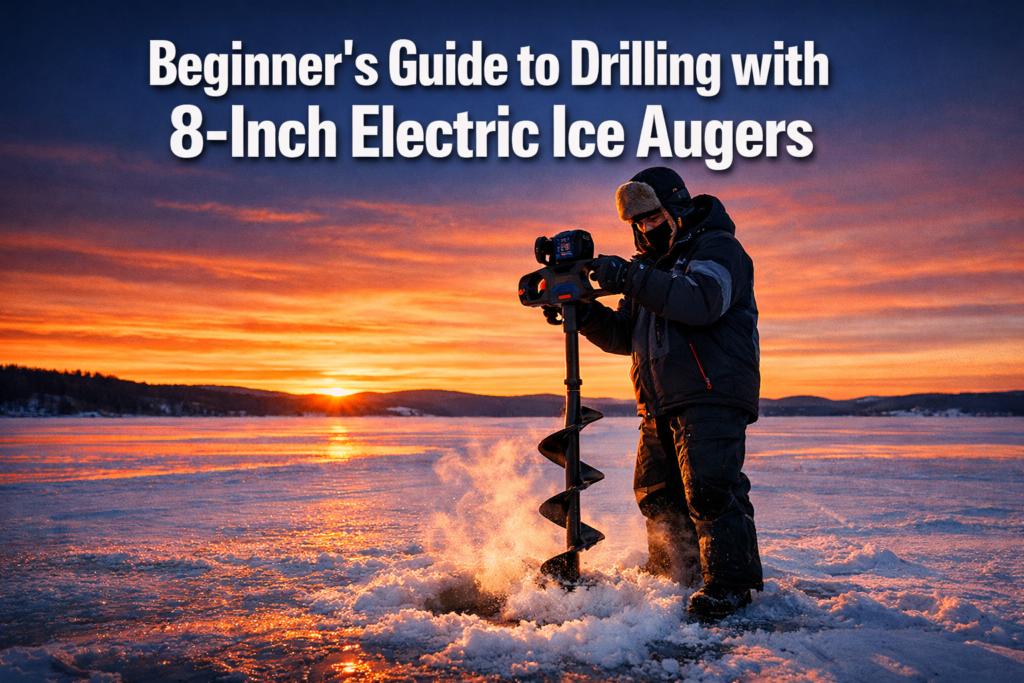 Beginner’s Guide to Drilling with 8-Inch Electric Ice Augers: Setup, Technique, and Common Mistakes