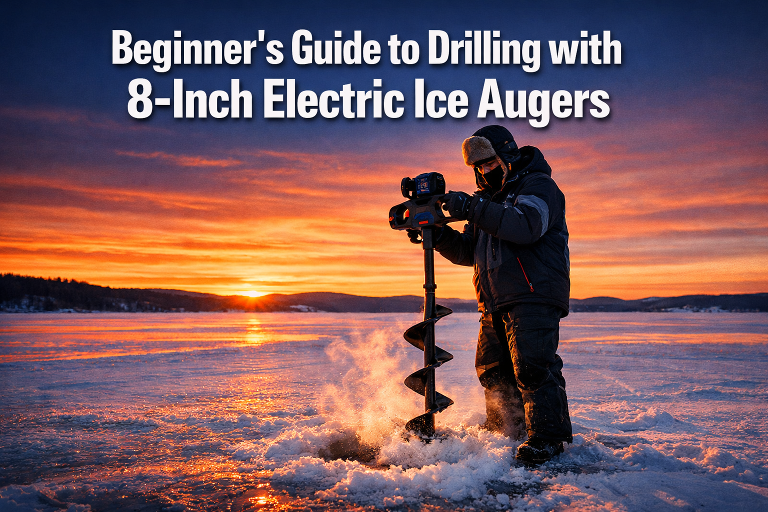 Home Beginner’s Guide to Drilling with 8-Inch Electric Ice Augers: Setup, Technique, and Common Mistakes