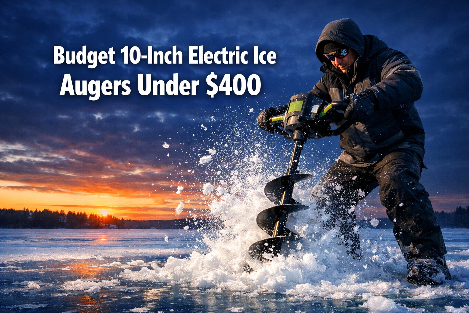 Home Budget 10-Inch Electric Ice Augers Under $400: Value Picks That Cut 30-Inch Ice Like Pros
