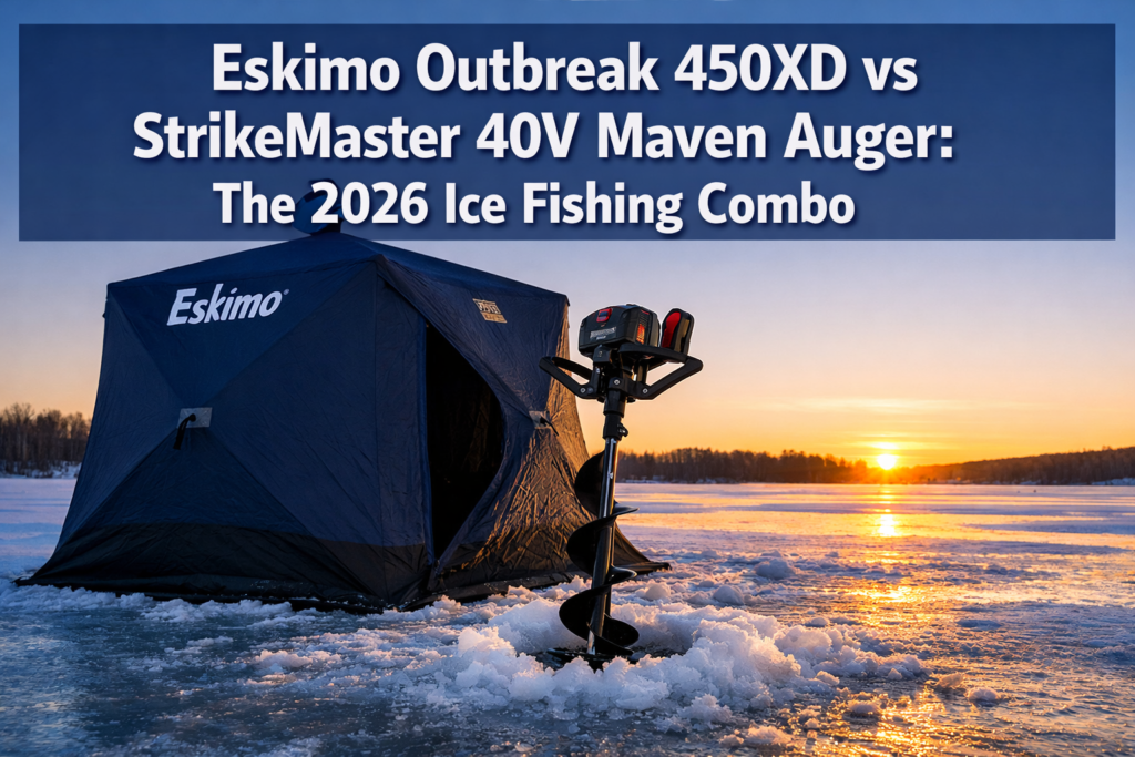 Eskimo Outbreak 450XD vs StrikeMaster 40V Maven Auger: Perfect Ice Fishing Combo for 2026