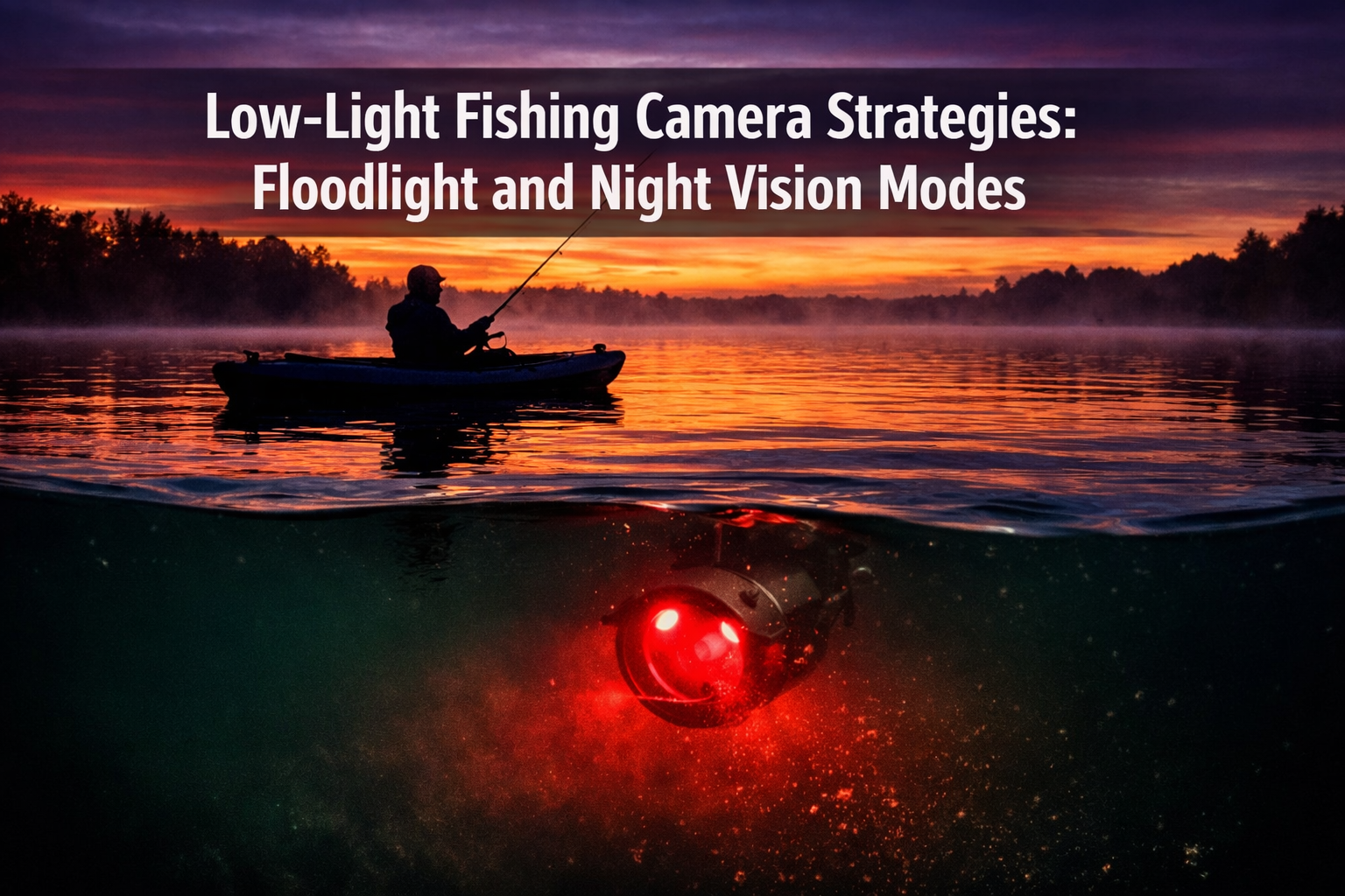 Floodlight and Night Vision Modes for Underwater Fishing Cameras: Low-Light Fishing Strategies for Early Morning and Late Afternoon Sessions