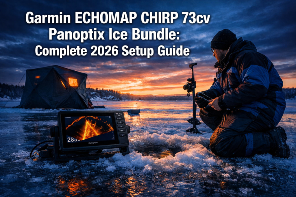 Garmin ECHOMAP CHIRP 73cv Panoptix Ice Bundle: Complete 2026 Setup Guide and First-Time User Tips