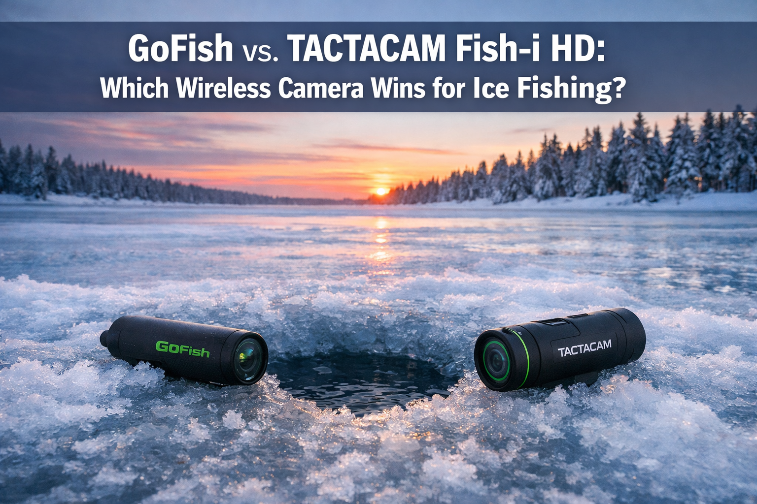 GoFish Wireless Underwater Camera vs. TACTACAM Fish-i HD: Which Wireless System Wins for Ice Fishing in 2026?