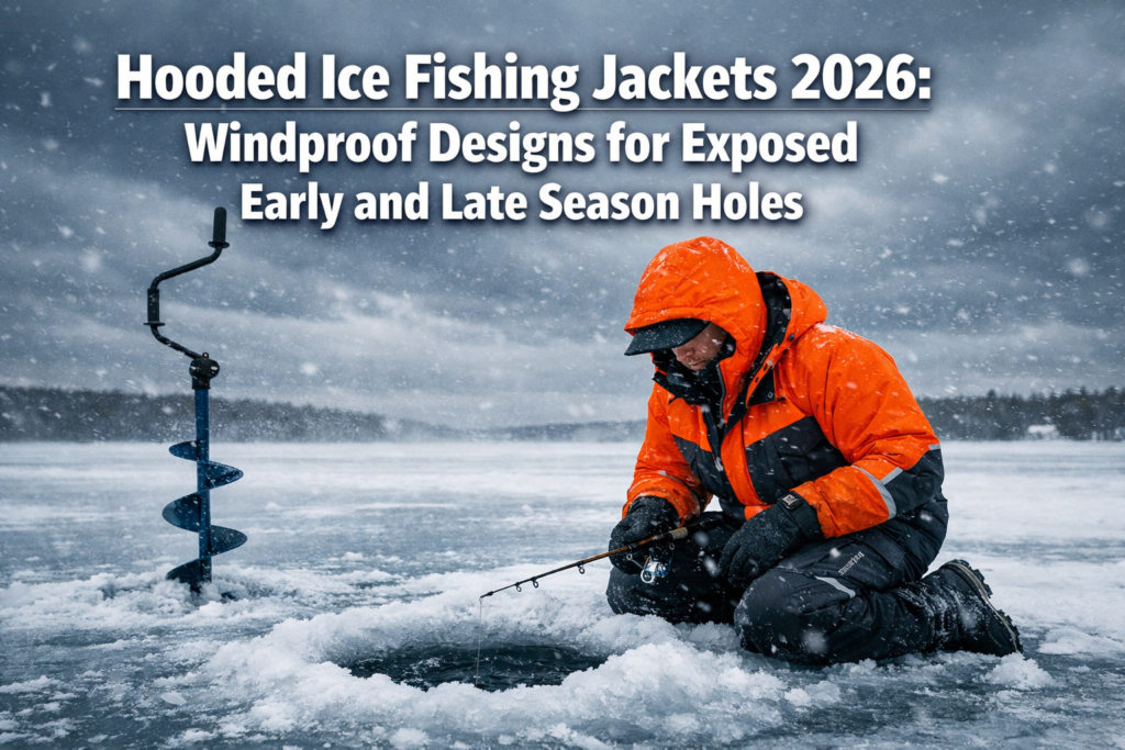 Hooded Ice Fishing Jackets 2026: Windproof Designs for Exposed Early and Late Season Holes