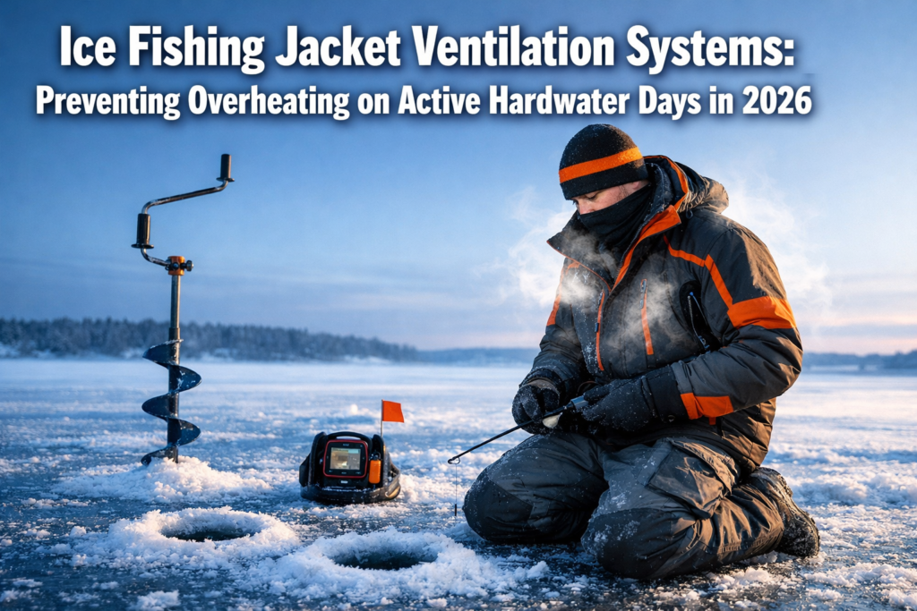 Ice Fishing Jacket Ventilation Systems: Preventing Overheating on Active Hardwater Days in 2026
