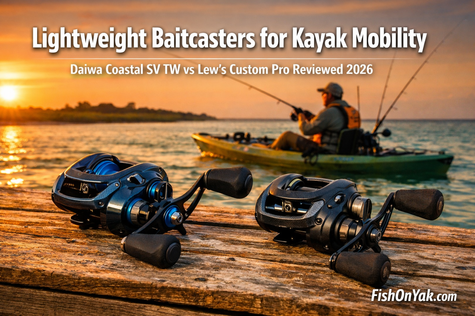 Home Lightweight Baitcasters for Kayak Mobility: Daiwa Coastal SV TW and Lew’s Custom Pro Reviewed