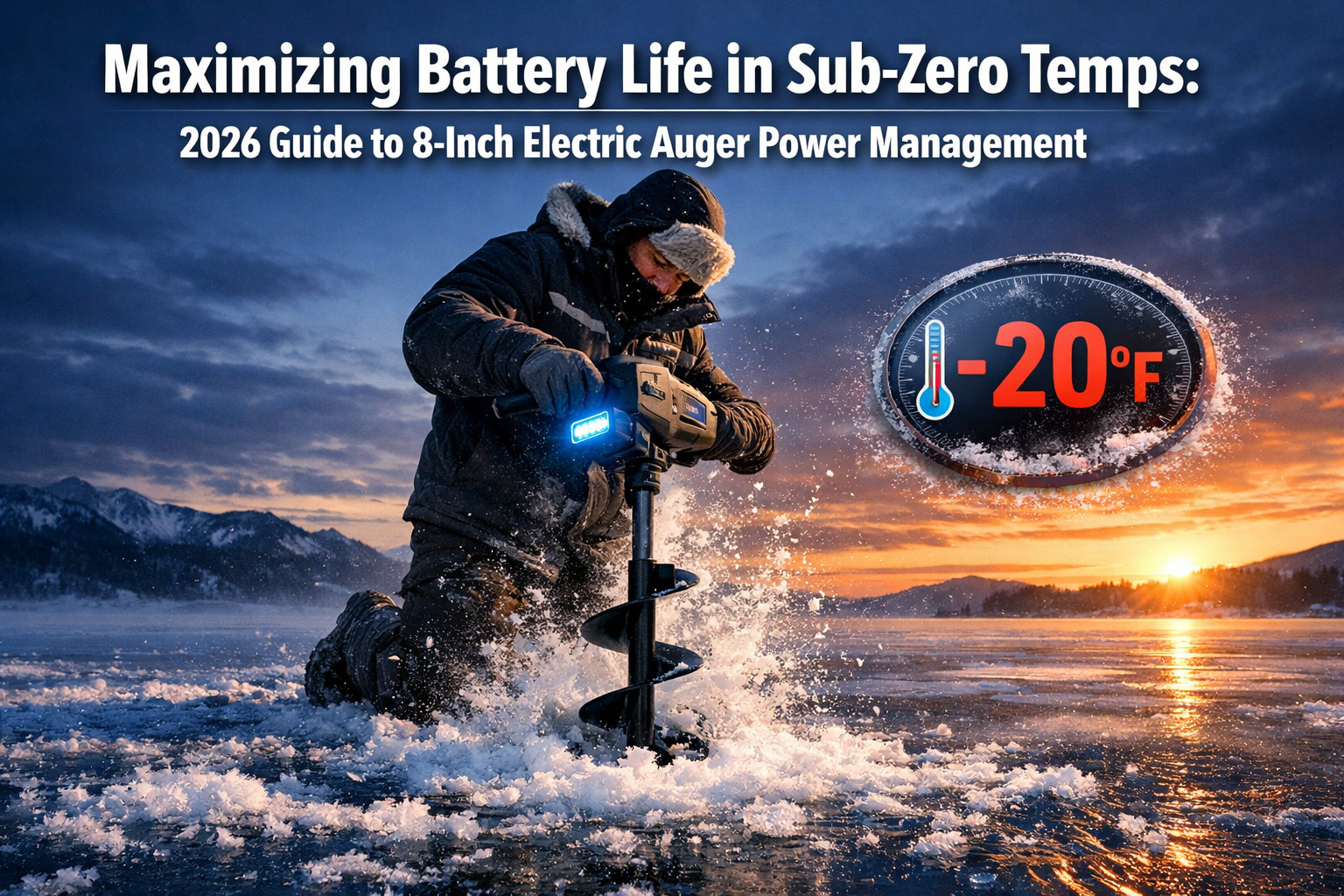Home Maximizing Battery Life in Sub-Zero Temps: 2026 Guide to 8-Inch Electric Auger Power Management