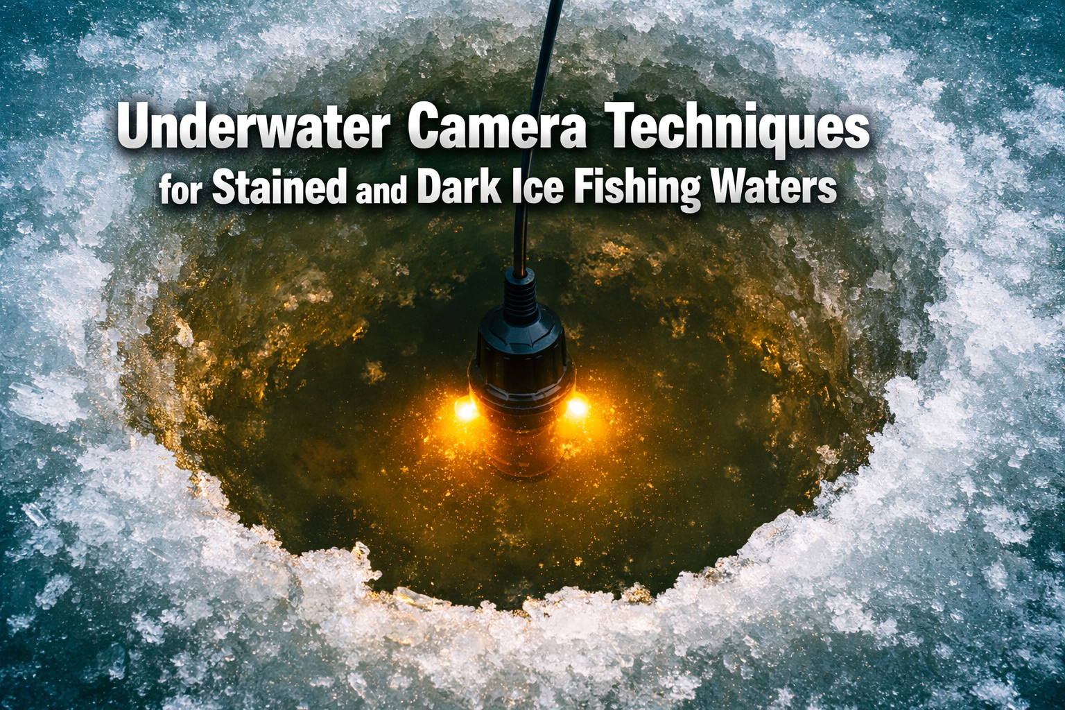 Underwater Camera Techniques for Stained and Dark Ice Fishing Waters: See Bottom Structure When Fish Hide